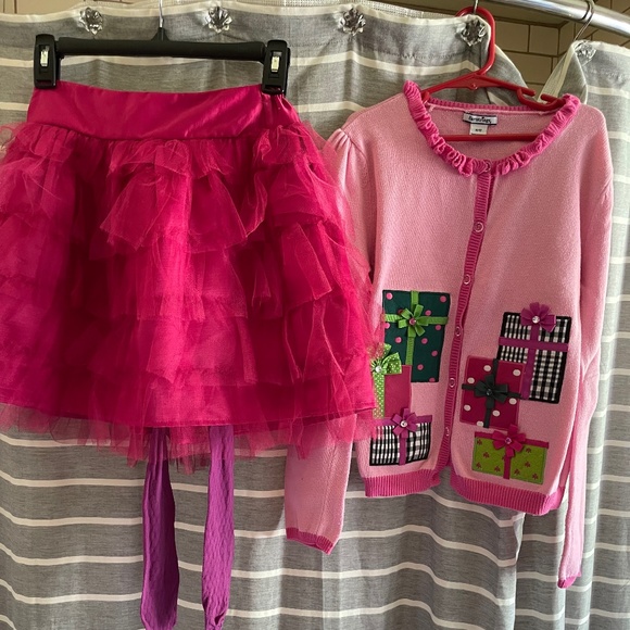 Hartstrings girls holiday matching set
